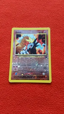 Entei - Black Star Promo - #34 - Movie Promo - Pokemon Card - EXC/NM Condition - Image 1