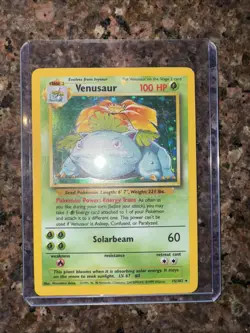 Pokemon TCG Venusaur Base Set 15/102 Holo Rare 1999-2000 Wizards Card - Image 2