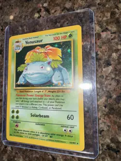 Pokemon TCG Venusaur Base Set 15/102 Holo Rare 1999-2000 Wizards Card - Image 3