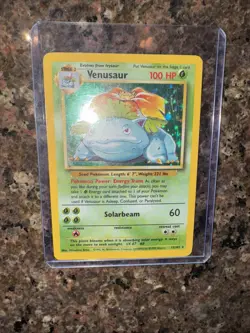Pokemon TCG Venusaur Base Set 15/102 Holo Rare 1999-2000 Wizards Card - Image 4