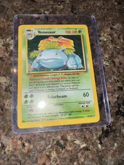 Pokemon TCG Venusaur Base Set 15/102 Holo Rare 1999-2000 Wizards Card - Image 5