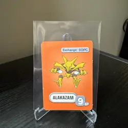 2005 Pokemon Master Trainer Board Game Pokemon Card RARE Alakazam - Image 1