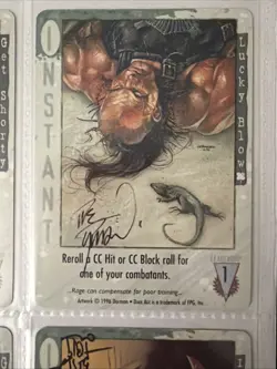 AA-1 Mixed Lot Of 9 Signed Dark Age Trading Cards Incl Dorman Bradstreet Post - Image 5