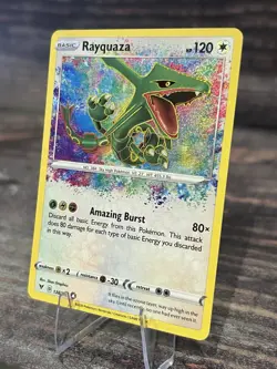 Pokemon TCG Rayquaza Amazing Rare Card 138/185 Vivid Voltage - Image 3