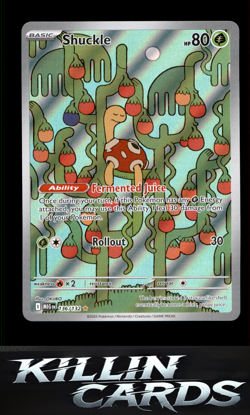Shuckle - 136/132 136/132 Pokemon Illustration Rare ME01: Mega Evolution Card NM - Image 1