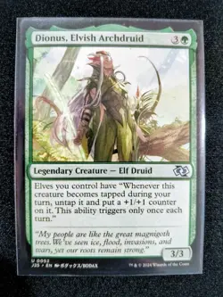 MTG Dionus, Elvish Archdruid Anime 0052 Foundations Jumpstart NM - Image 1