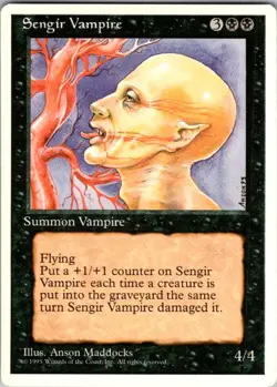 Magic | 4ED | Sengir Vampire | | Normal | NM - Image 1