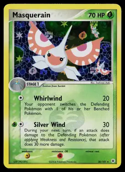 Pokemon Card - Masquerain Hidden Legends 20/101 Rare Reverse Holo - Image 1