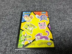 Topps S14 Sticker Card Pokemon ERROR MAJOR MISCUT Pidgeotto Poliwag Jigglypuff - Image 1