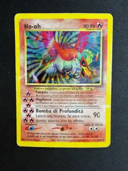 Pokemon Ho-Oh 7/64 Neo Revelation Rara Holo Unlimited Wizards ITA Carte Vintage - Image 1