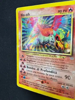 Pokemon Ho-Oh 7/64 Neo Revelation Rara Holo Unlimited Wizards ITA Carte Vintage - Image 4