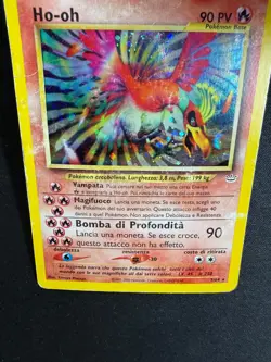 Pokemon Ho-Oh 7/64 Neo Revelation Rara Holo Unlimited Wizards ITA Carte Vintage - Image 5