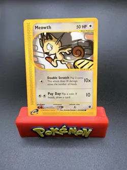 VINTAGE 2002 POKEMON MEOWTH 121/165 EXPEDITION (e-READER) REGULAR NM - Image 1