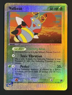 Pokemon Volbeat 53/100 Reverse Holo EX Sandstorm - MP - Image 1