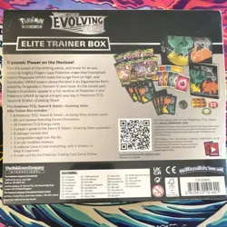 Pokemon Sword & Shield Evolving Skies Elite Trainer Box Leafeon Jolteon English - Image 2