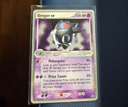 2004 Pokemon EX Fire Red & Leaf Green Gengar EX 108/112 INSANE SWIRL - Image 1