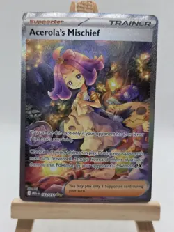 2025 Pokemon Mega Evolution Acerola’s Mischief 183/132 Special Illustration Rare - Image 1