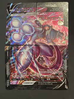 Pokemon Black Star Promo Mewtwo V Union Holo - Set of 4 - SWSH159 - SWSH162 NM - Image 1