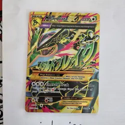 Pokemon Mega Rayquaza EX Full Art Ultra Rare Holo 98/98 XY - Ancient Origins - Image 1