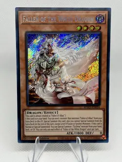 Fallen of the White Dragon BPRO-EN024 Secret Rare 1st Burst Protocol Yugioh - Image 1