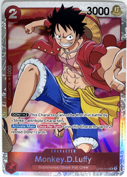 One Piece Monkey.D.Luffy OP01-024 SR Romance Dawn - Image 1