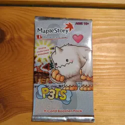 Maple Story Trading Card Game Pets - Unopened Booster Pack - Image 1
