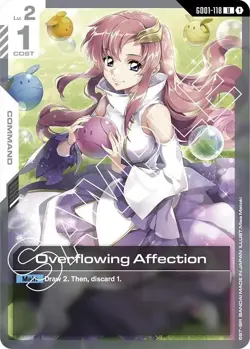 Overflowing Affection - GD01-118 NM - Gundam TCG Card Game - Image 1