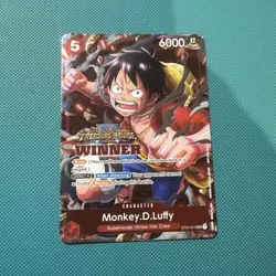 ST01-012 Monkey D Luffy Winner Promo Alt Art One Piece Card Game TCG B - Image 1