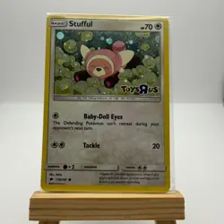 SEALED Stufful - 110/147 - Toys R Us Stamped Holo Promo Pokemon Card - Image 1