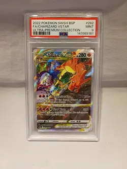 Charizard VSTAR 262 PSA 9 Graded Pokemon Card Ultra Premium Collection Single - Image 1