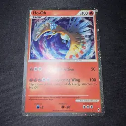 Pokemon Ho-Oh Shiny Holo Rare Call of Legends SL5 Basic 2011 HP100 English Card - Image 1