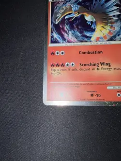 Pokemon Ho-Oh Shiny Holo Rare Call of Legends SL5 Basic 2011 HP100 English Card - Image 5