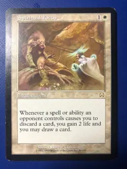 Spiritual Focus 1999 Mercadian Masques Magic Cards, COMBINED SHIPPING - Image 1
