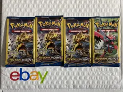 Pokemon XY BREAKpoint 3 Card Booster Packs Complete Lot of 4 Sealed - Image 1