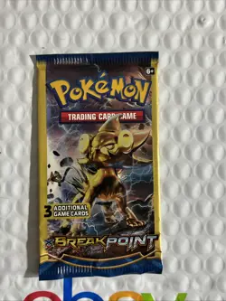Pokemon XY BREAKpoint 3 Card Booster Packs Complete Lot of 4 Sealed - Image 4