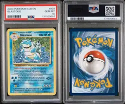 Pokemon Blastoise 003/034 Trading Card Game Classic Holo PSA 10 - Image 3