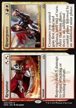 MTG RESPONSE / RESURGENCE FOIL EXC - RISPOSTA RISCATTO - PROMO - MAGIC - Image 1