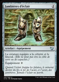 MRM FR/VF JambiCres d'Cclair - Lightning Greaves MTG Magic C15 - Image 1