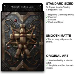 Book of Curses – MTG Size – 100 Textured Matte Card Sleeves - Image 2