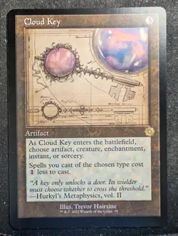Cloud Key - Retro Schematic - The Brothers War (MTG) - Image 1