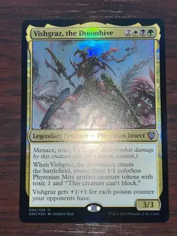 1x FOIL VISHGRAZ, THE DOOMHIVE - Commander - MTG - Magic the Gathering - Image 1