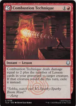 Combustion Technique U Avatar: The Last Airbender 128 NM MTG - Image 1