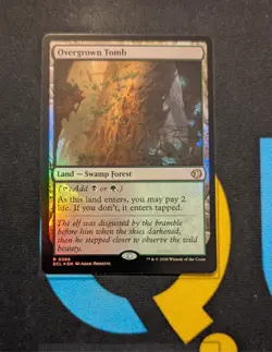 Overgrown Tomb Foil Rare ECL 266 Lorwyn Eclipsed MTG - Image 1