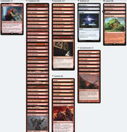 Krenko, Mob Boss GOBLIN TRIBAL TOKENS MTG Custom Commander Deck - Image 2