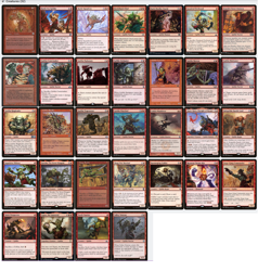 Krenko, Mob Boss GOBLIN TRIBAL TOKENS MTG Custom Commander Deck - Image 3