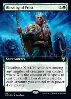 Blessing of Frost (Extended Art) [Kaldheim] - Image 1