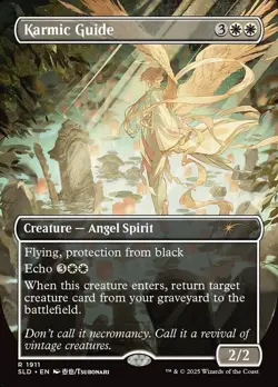 🧙Karmic Guide R 1911 SLD FOIL Dressed To Kill 2 Secret Lair MTG - Image 1