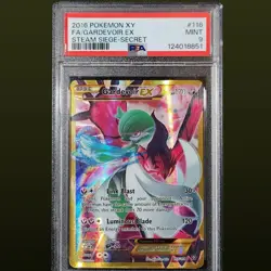 2016 POKEMON XY STEAM SIEGE SECRET #116 FULL ART/GARDEVOIR EX PSA 9 - Image 1