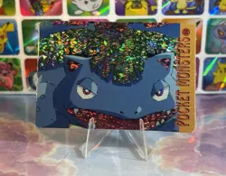 Pokemon HOLO Vintage Pocket Monsters Prism Sticker 1998 Nintendo Rare Venusaur - Image 2
