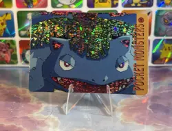 Pokemon HOLO Vintage Pocket Monsters Prism Sticker 1998 Nintendo Rare Venusaur - Image 3